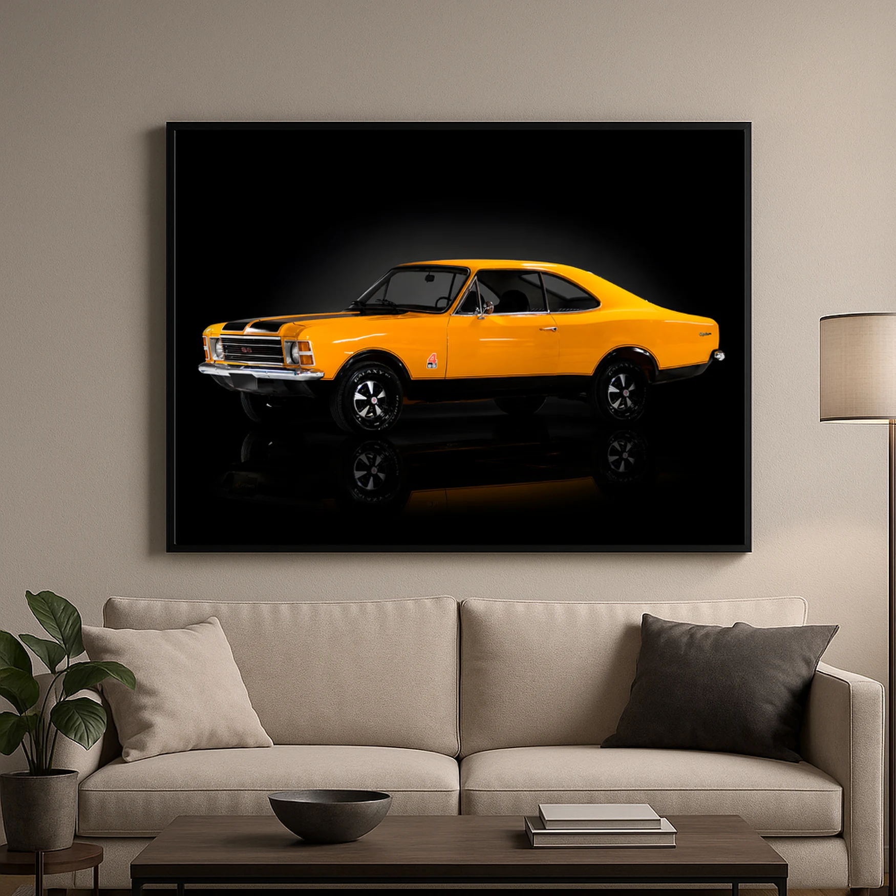 Arte Digital + Mockups - Chevrolet Opala SS 1976